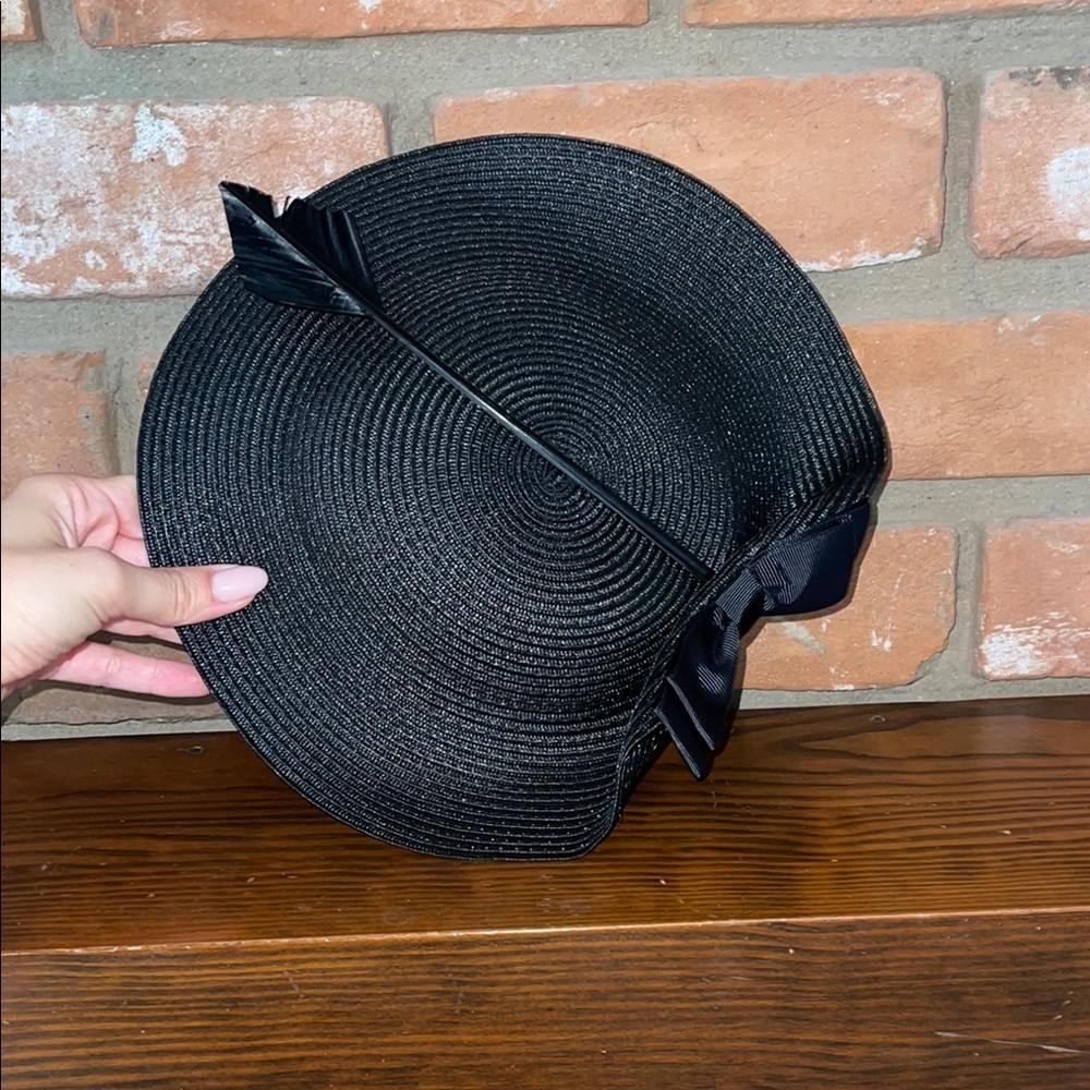 Elegant Black Fascinator Women's Hat